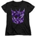 thumbnail image 1 of Transformers Tonal Decepticon S/S Women's T-Shirt Black, 1 of 1