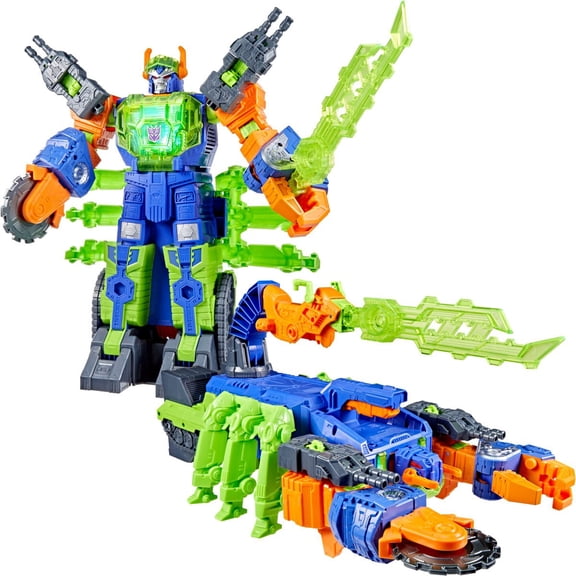 Transformers Toys CYBERWORLD Scorponok Strike Battle Converting Action Figure Playset, Stocking Stuffers for Kids 6 and Up