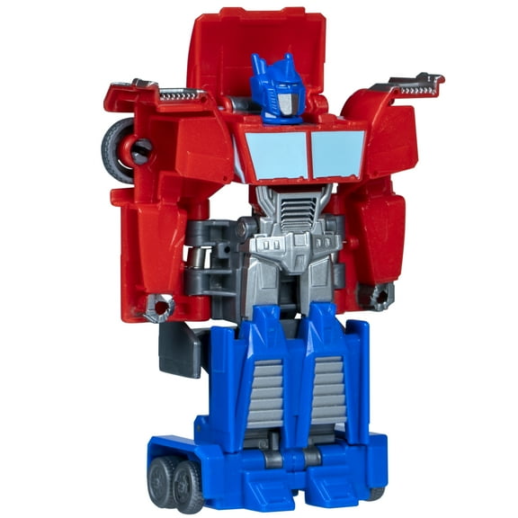 Transformers Toys EarthSpark 1-Step Smash Changers Optimus Prime Action Figure, 6+