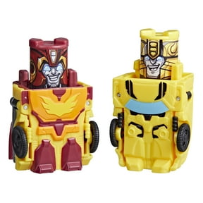 Transformers Toys Swapticons Bumblebee and Autobot Hot Rod Action Figures, 5+