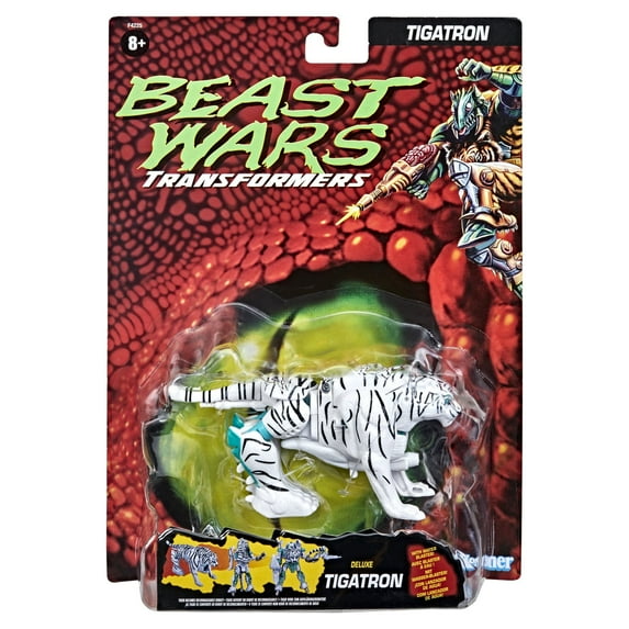 Transformers Toys Vintage Beast Wars Tigatron Collectible Action Figure, Walmart Exclusive