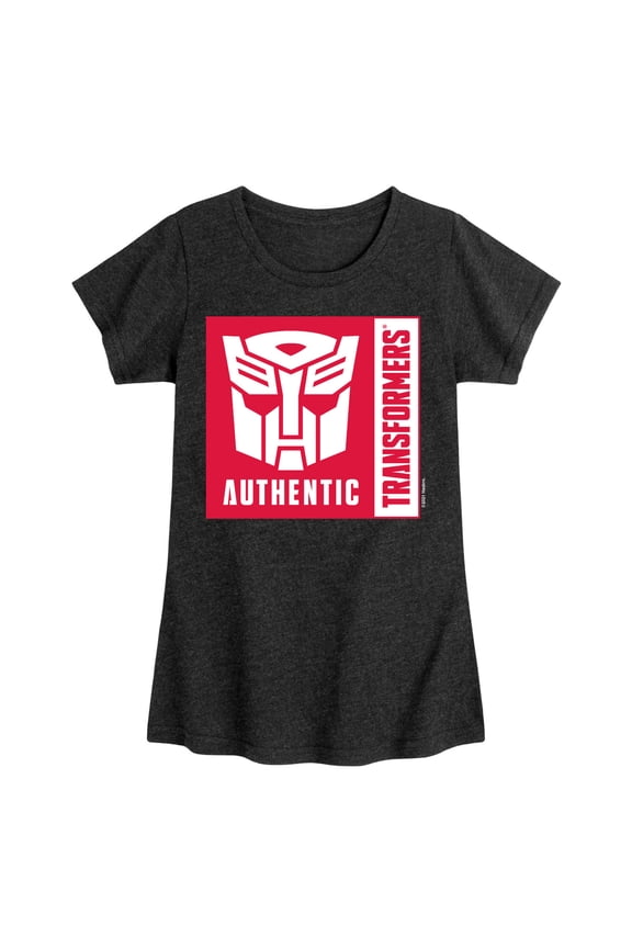 - Tra Red Logo - Girls Fitted Short Sleeve T-Shirt