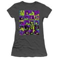 thumbnail image 1 of Transformers Transformer Squares S/S Junior Women's T-Shirt Sheer Charcoal, 1 of 1