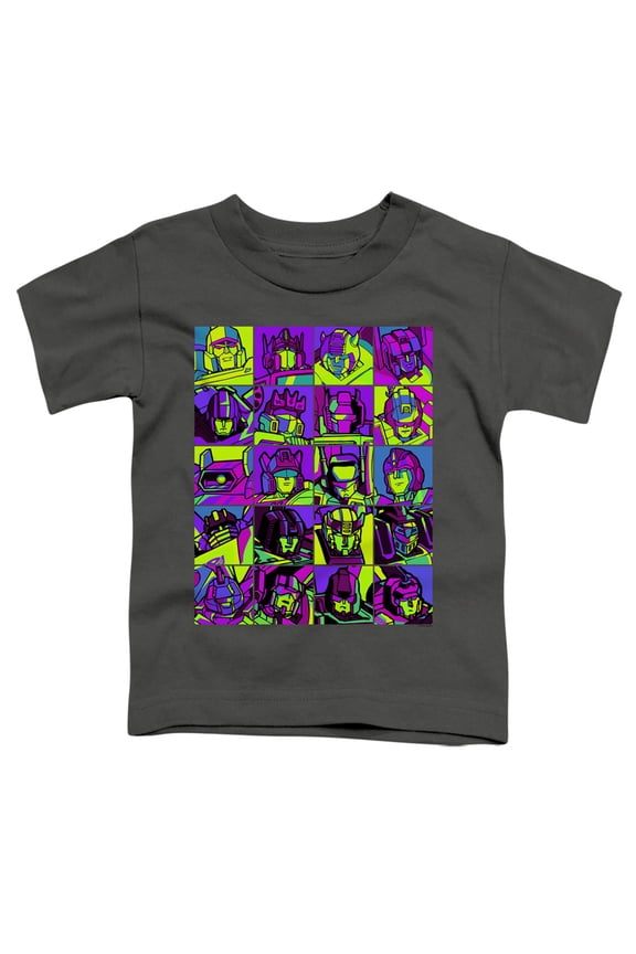 - Transformer Squares - Toddler Short Sleeve Shirt - 2T