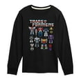 thumbnail image 1 of Transformers - Transformers Grid - Youth Boys Long Sleeve Graphic T-Shirt, 1 of 4
