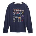 thumbnail image 1 of Transformers - Transformers Grid - Youth Boys Long Sleeve Graphic T-Shirt, 1 of 4