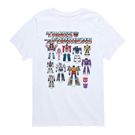 Transformers - Transformers Grid - Youth Boys Short Sleeve Graphic T-Shirt
