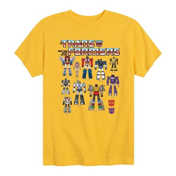 Transformers - Transformers Grid - Youth Boys Short Sleeve Graphic T-Shirt