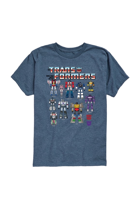 - Transformers Grid - Youth Boys Short Sleeve Graphic T-Shirt