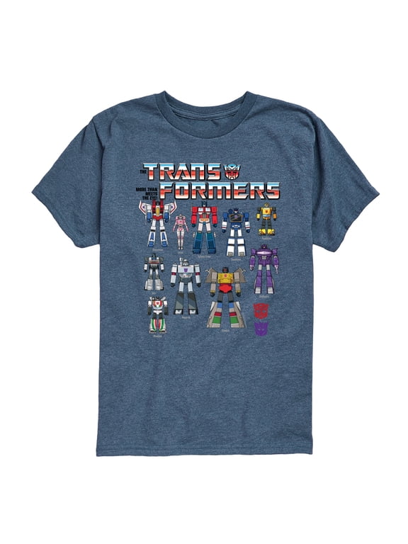 - Transformers Grid Boys' Short Sleeve Graphic T-Shirt