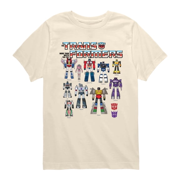Transformers - Transformers Grid - Youth Boys Short Sleeve Graphic T-Shirt