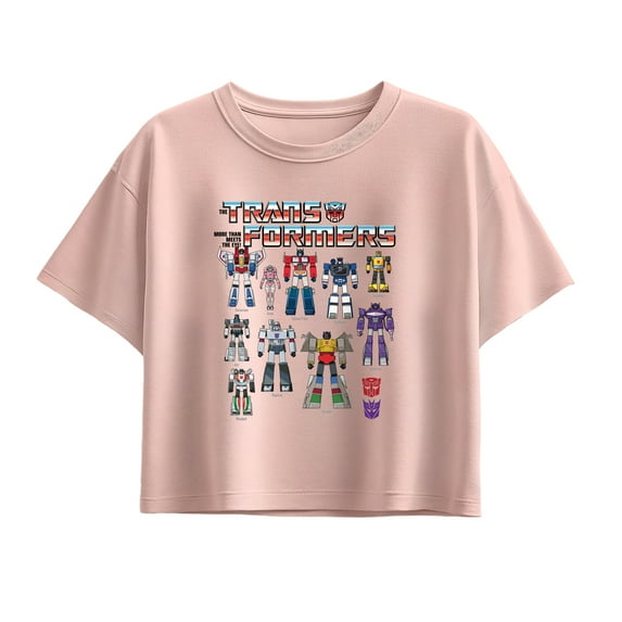 Transformers - Transformers Grid - Youth Girls Boxy T-Shirt