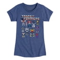 thumbnail image 1 of Transformers - Transformers Grid - Youth Girls Fitted Short Sleeve T-Shirt, 1 of 4