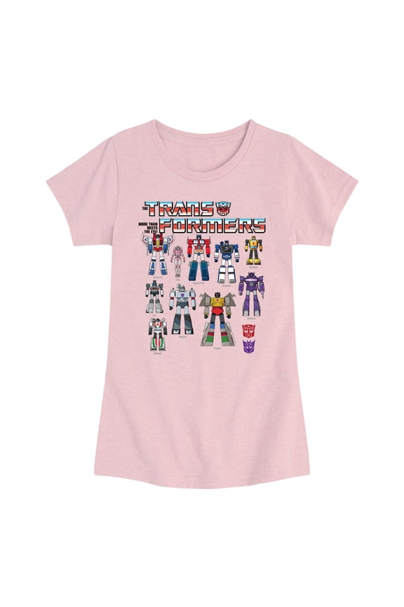 - Transformers Grid - Youth Girls Fitted Short Sleeve T-Shirt
