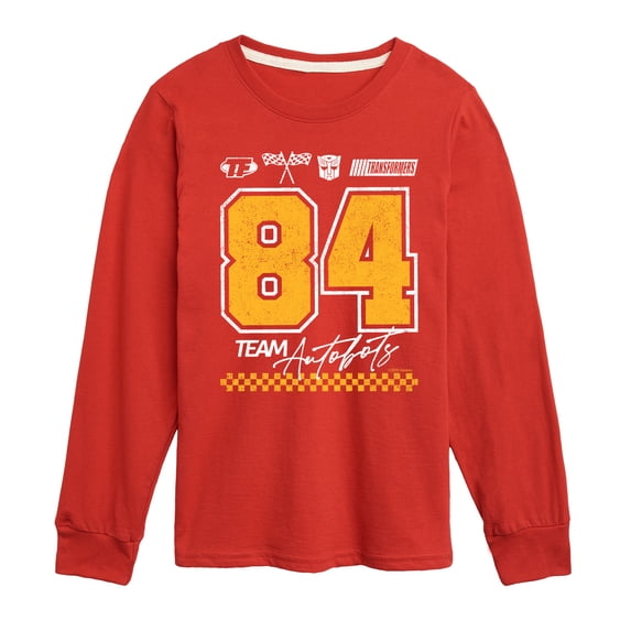 Transformers - Transformers Racing Jersey - Youth Boys Long Sleeve Graphic T-Shirt