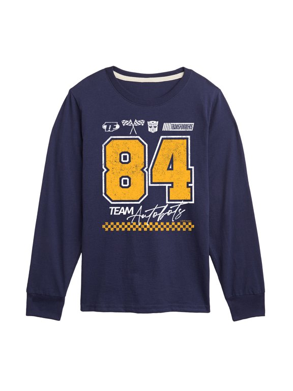 - Transformers Racing Jersey Boys' Long Sleeve Graphic T-Shirt