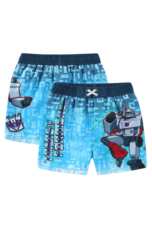 UPF 50+ Swim Trunks Shorts Bathing Suit (Boys), Sizes 4-12
