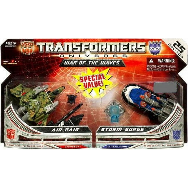 Transformers Universe Air Raid & Storm Surge Action Figure 2-Pack [War of theWaves]