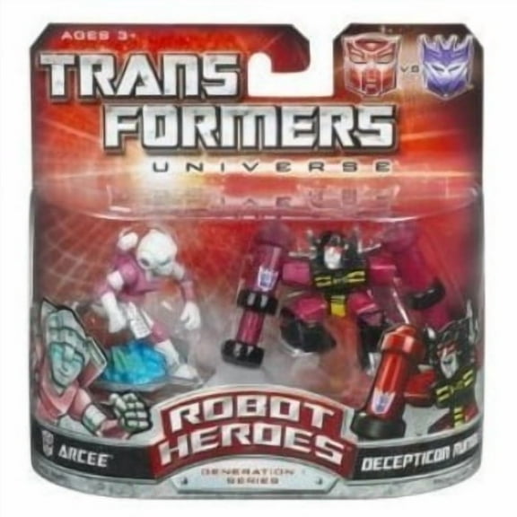 Transformers Universe Robot Heroes-arcee Vs Decepticon Rumble