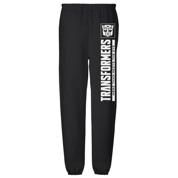 Transformers Vertical Logo Unisex Jogger Sweatpants for Men and Women