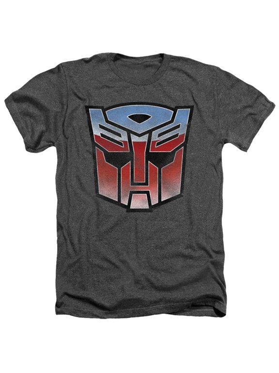 - Vintage Autobot Logo - Heather Short Sleeve Shirt - XX-Large
