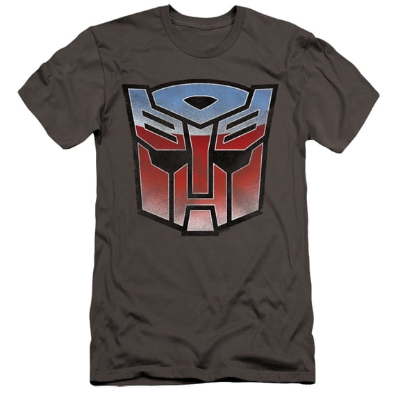 Transformers - Vintage Autobot Logo - Premium Slim Fit Short Sleeve Shirt - Small