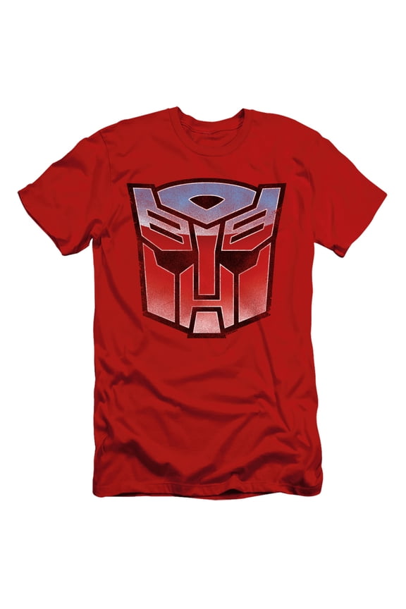 Transformers - Vintage Autobot Logo - Slim Fit Short Sleeve Shirt - Large