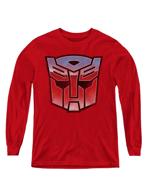 - Vintage Autobot Logo - Youth Long Sleeve Shirt - Large