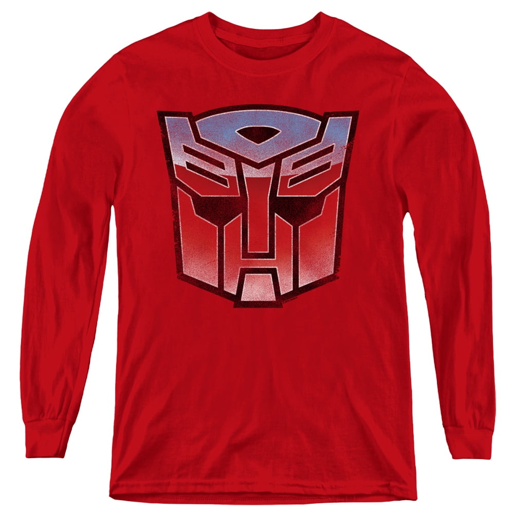 Transformers - Vintage Autobot Logo - Youth Long Sleeve Shirt - Small