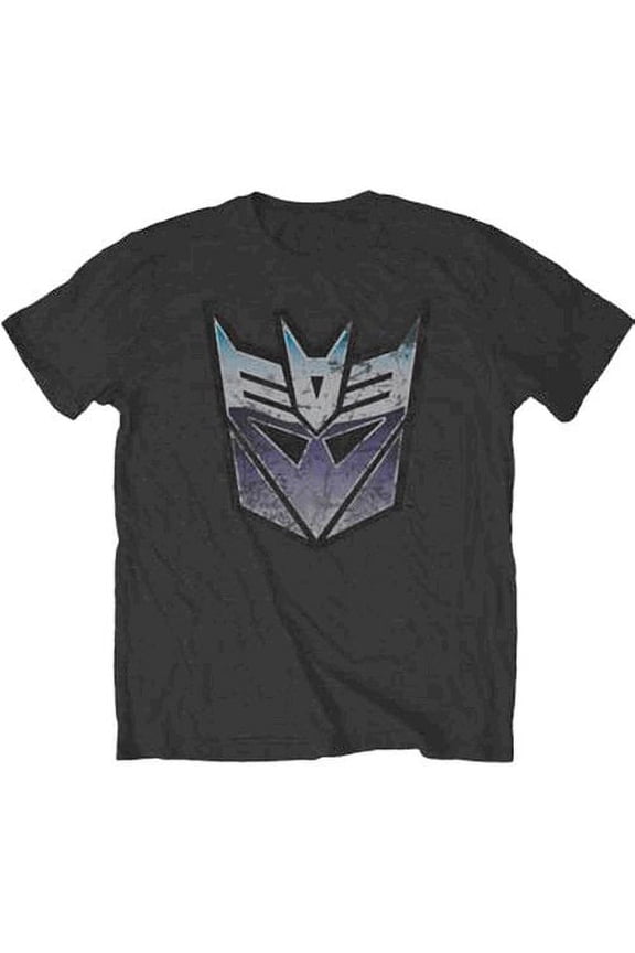 Vintage Decepticon Dark Charcoal Adult T-shirt