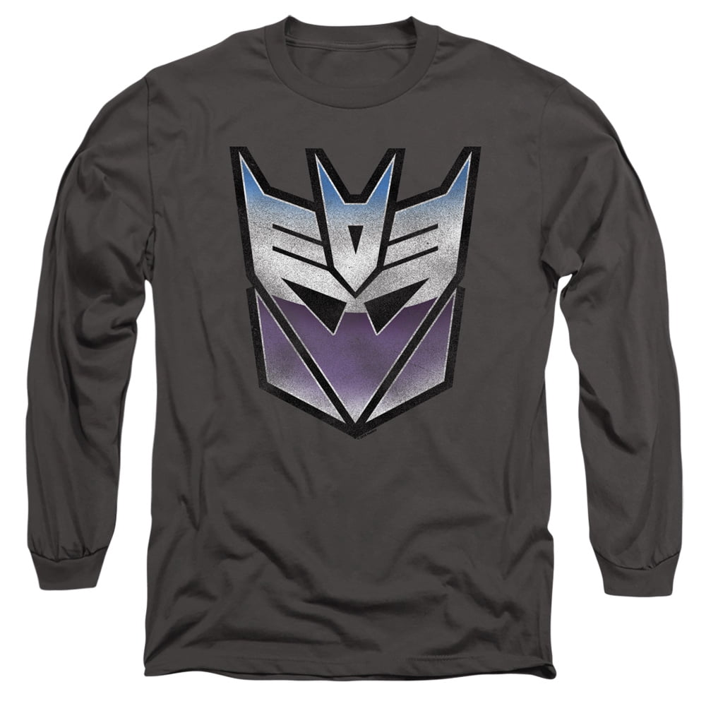 Transformers - Vintage Decepticon Logo - Long Sleeve Shirt - Large
