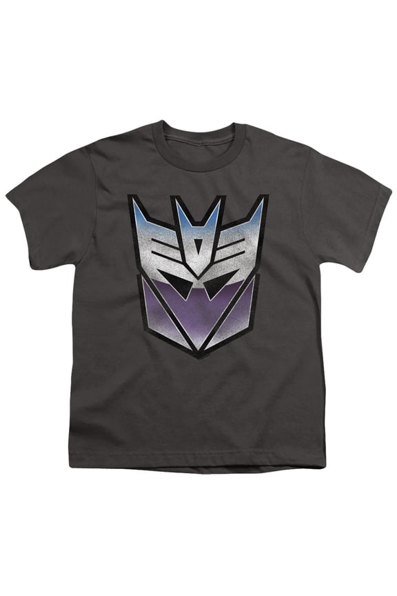 - Vintage Decepticon Logo - Youth Short Sleeve Shirt - X-Large