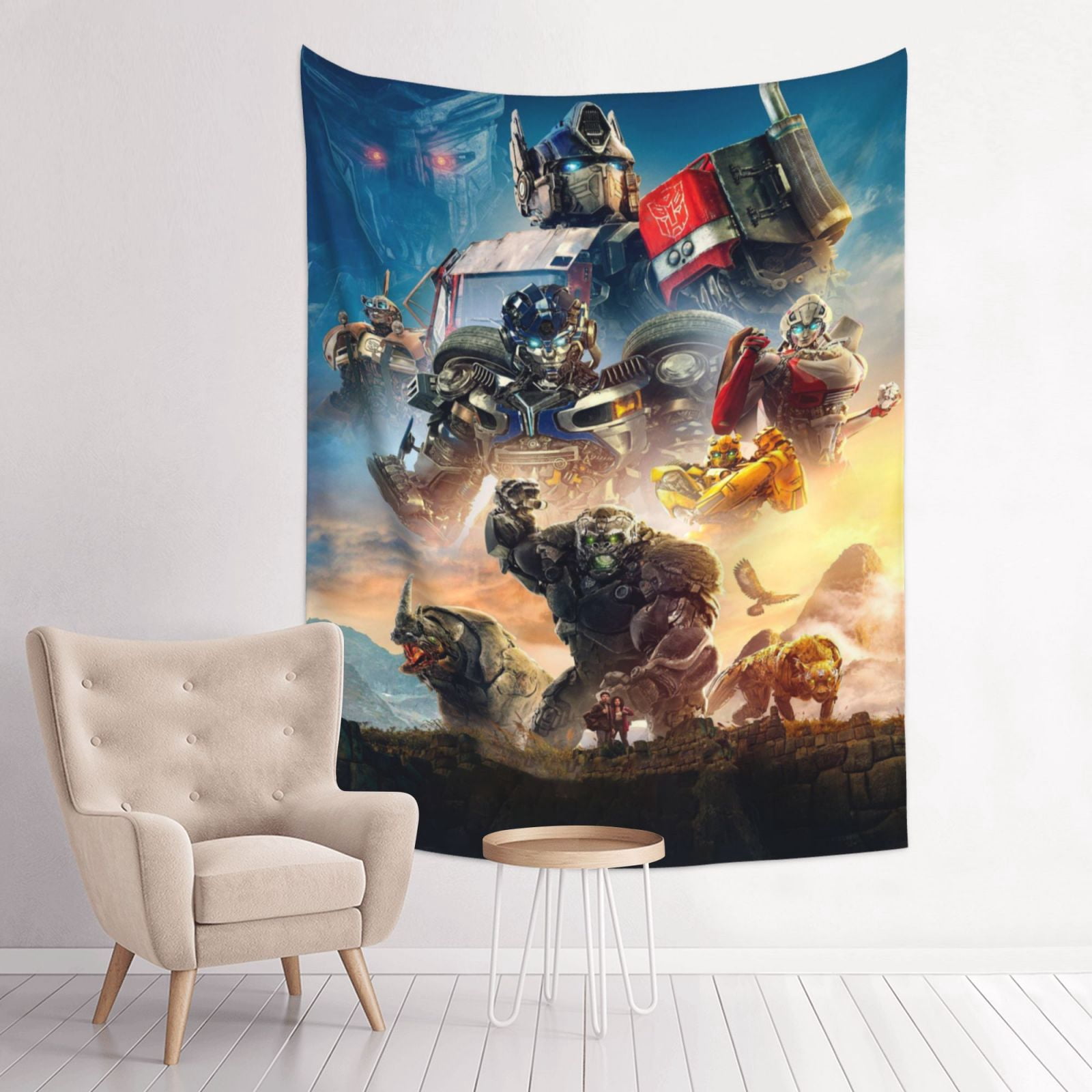 Photo inspiration: Transformer Living Room Home Decor Reference: Transformers Wall Tapestry Anime Poster For Bedroom Aesthetics Funny