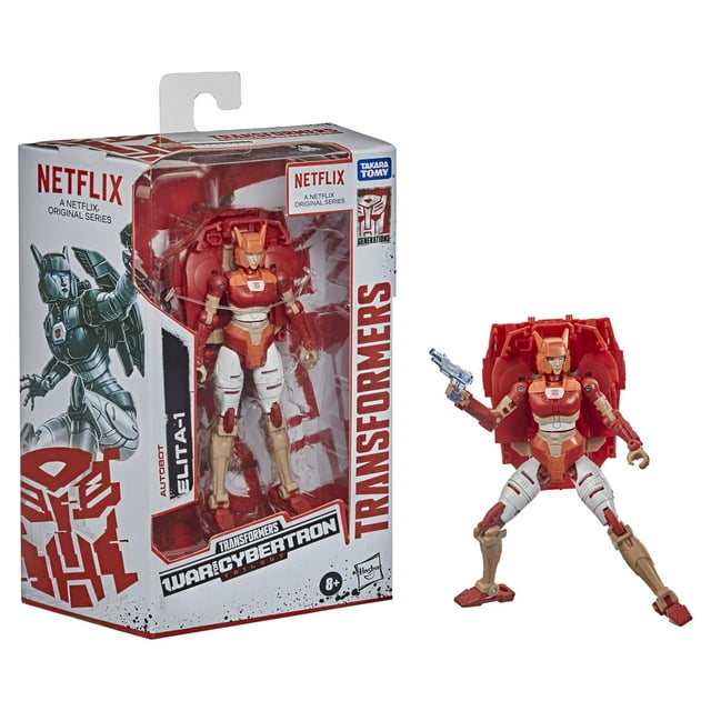 Transformers: War for Cybertron Autobot Elita 1 Kids Toy Action Figure for Boys and Girls (6")