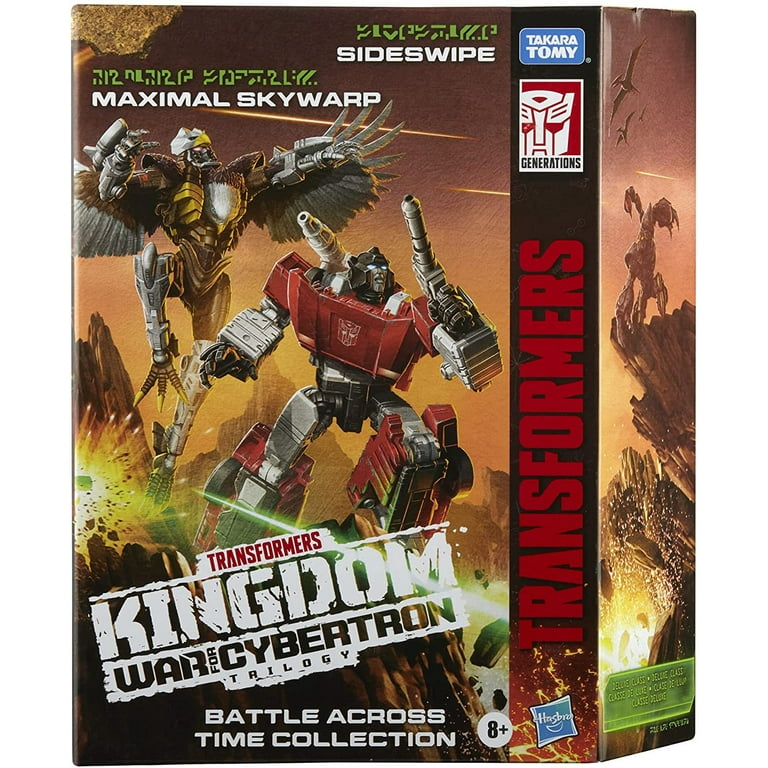 Transformers War for Cybertron Kingdom WFC-K42 Battle Across Time Sideswipe & Maximal Skywarp - 2-Pack Transformers War for Cybertron Kingdom WFC-K42 Battle Across Time Sideswipe & Maximal Skywarp - 2-Pack