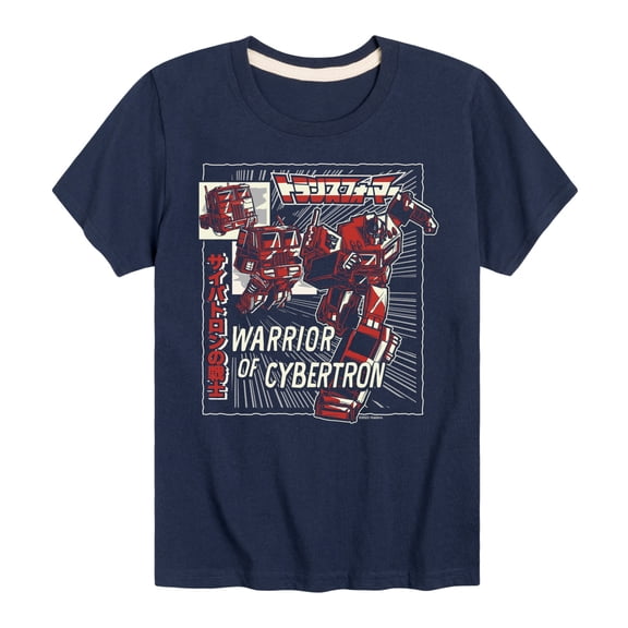 Transformers - Warrior Of Cybertron Opt Prime - Kids Toddler And Youth Short Sleeve T - Shirt