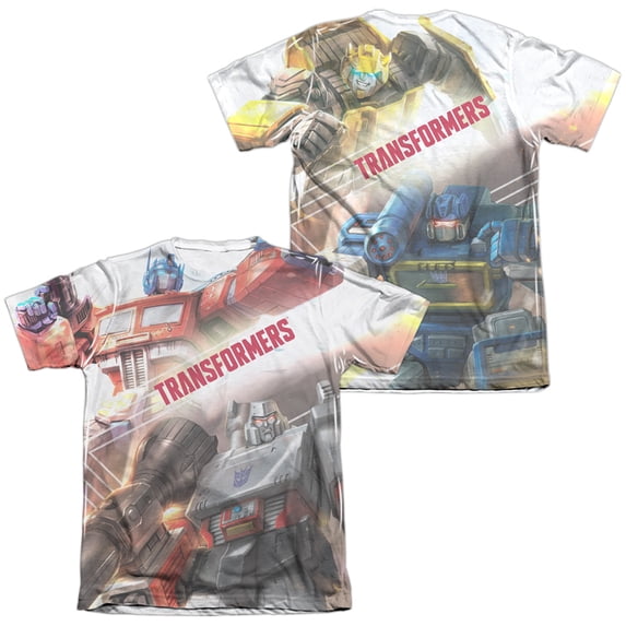 Transformers - Warriors Of Cybertron (Front/Back Print) - Short Sleeve Shirt - Small