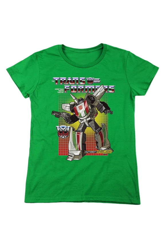 Transformers Wheeljack S/S Women's T-Shirt Kelly Green