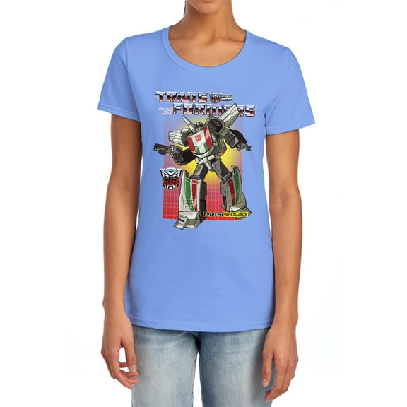 Transformers Wheeljack Women's T Shirt, Carolina Blue, Small