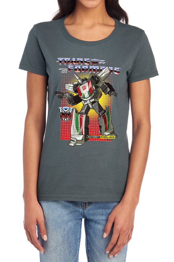 Wheeljack Women's T Shirt, Charcoal, Small