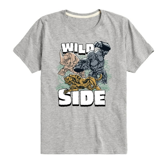 Transformers - Wild Side - Kids Toddler And Youth Short Sleeve T - Shirt