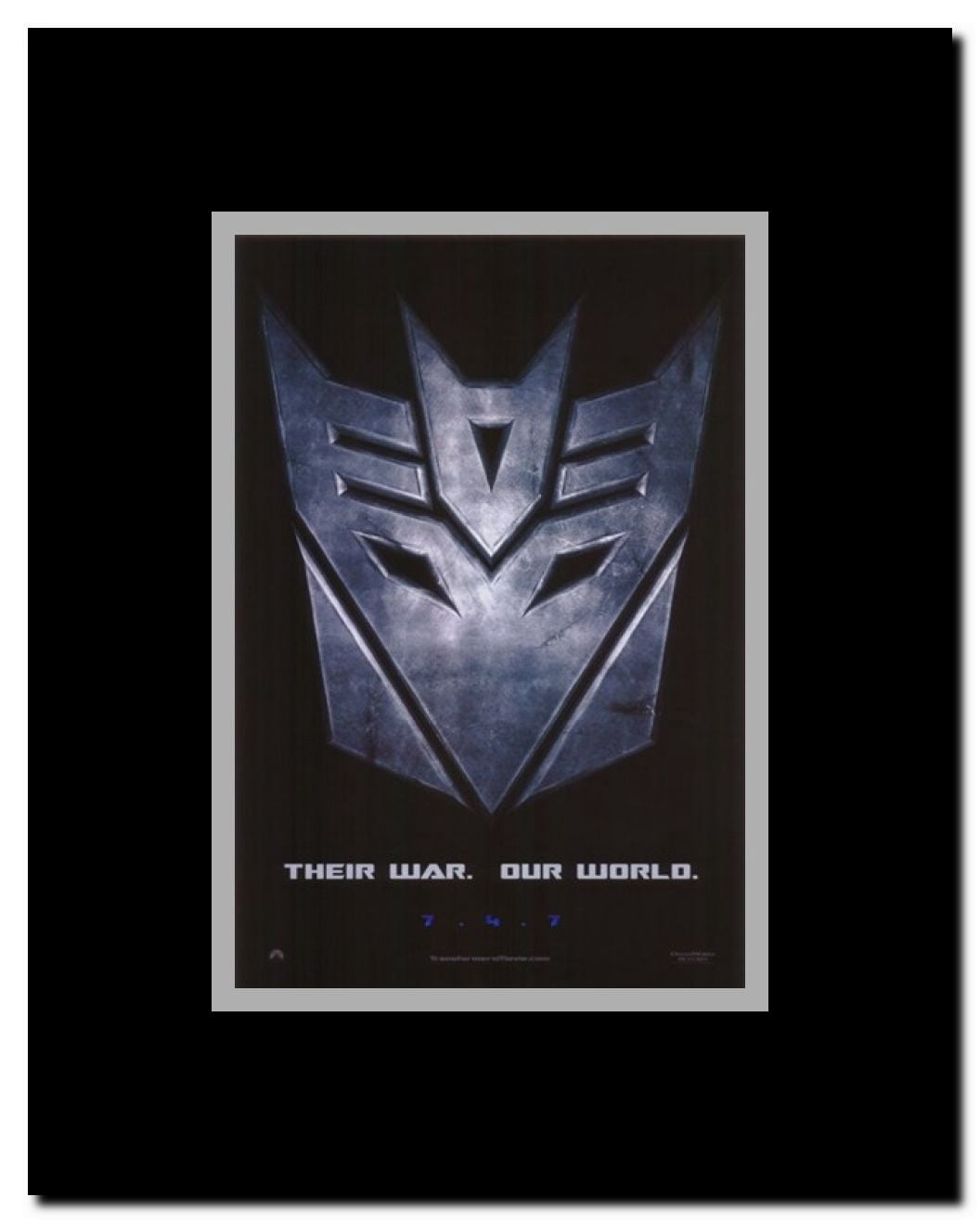 Transformers - style C Framed Movie Poster