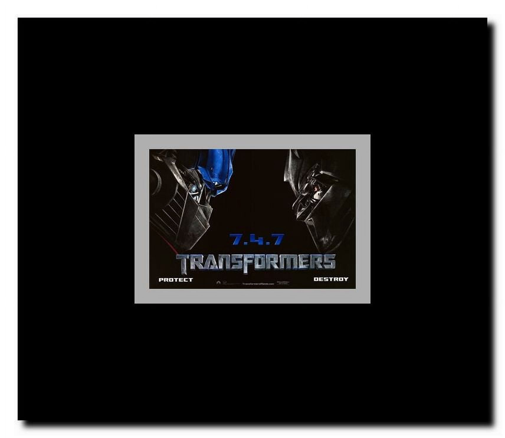 Transformers - style M Framed Movie Poster
