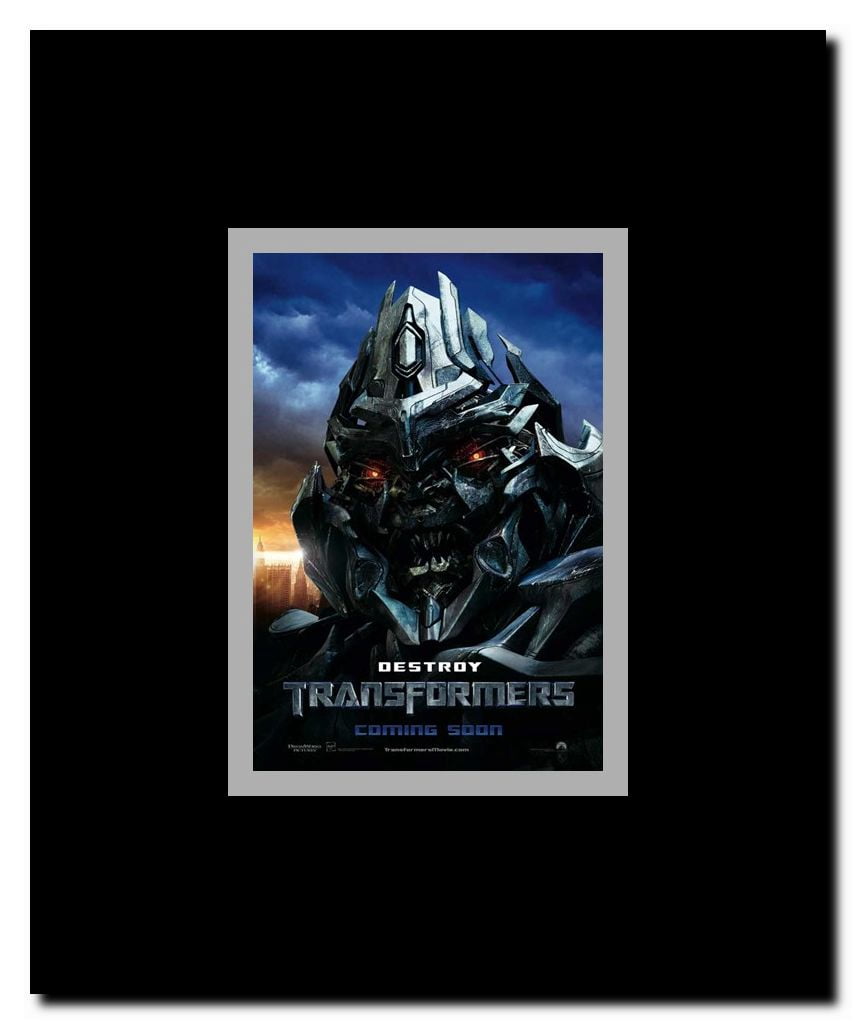 Transformers - style Q Framed Movie Poster
