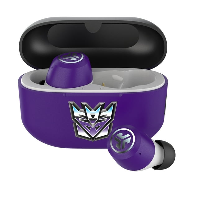 Transformers x JLab JBuds ANC 3 True Wireless Earbuds, Decepticons, Charging Case, 42 Hours of Total Playtime, Hybrid Active Noise Canceling, Custom Sound Via App, Multipoint Connect