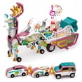 thumbnail image 1 of Colorfish Transforming Cars – 3 in 1 Collision Toy Cars Turns into Reindeer Carriage with LED Lights, Cool Robots Car Toys for Kids Birthday Gift for Boys and Girls 3-10 Years Old, 1 of 12