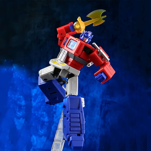 Transforming Concept Art Commander Optimus Prime Action Figure - Convertible Robot to Car, Premium KO Vertion, Ideal Gifts (2001)