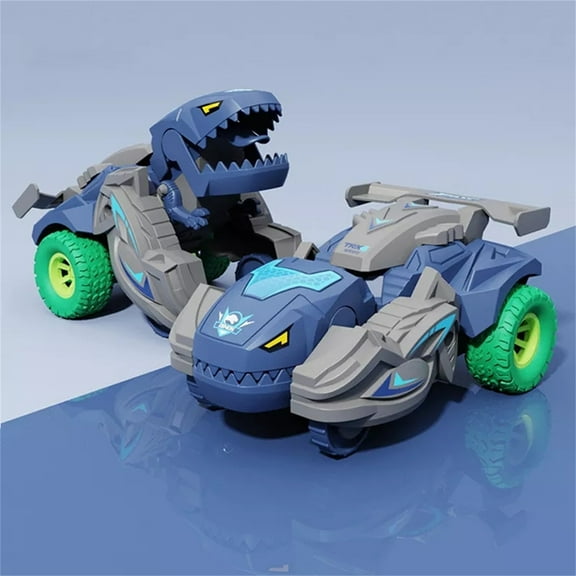 Transforming Dinosaur Toys, Modern Cool Dinosaur Transformer Car Toy, Pull Back Race Car Toy, Cars Trucks Toy Gifts for Boys and Girls
