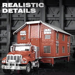 Transforming RV Camper Van Toy Truck – Metal Camping Vehicle Model
