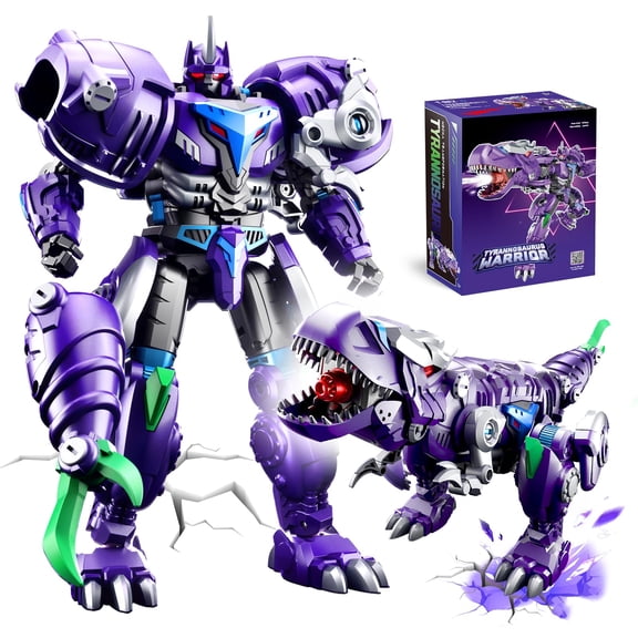 Transforming Toys Figures-Robot Toys, Action Figure Birthday Dinosaur Toys , ABS Metal Texture-Part of Alloy